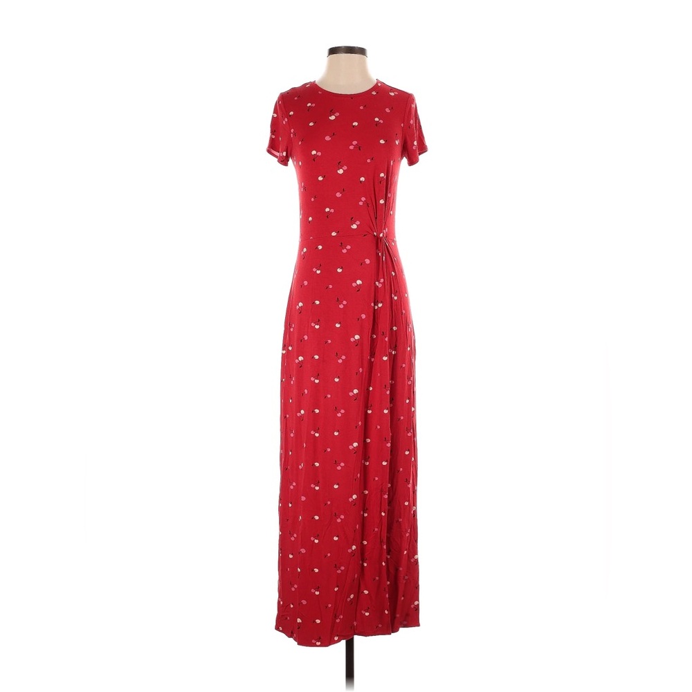 New Loft cherry twist maxi dress